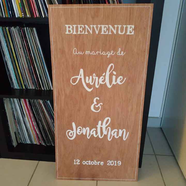 Panneau de bienvenue