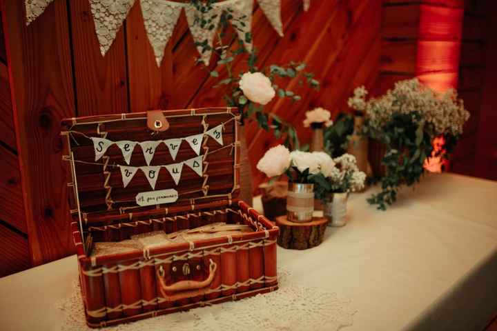 Table des cadeaux invités