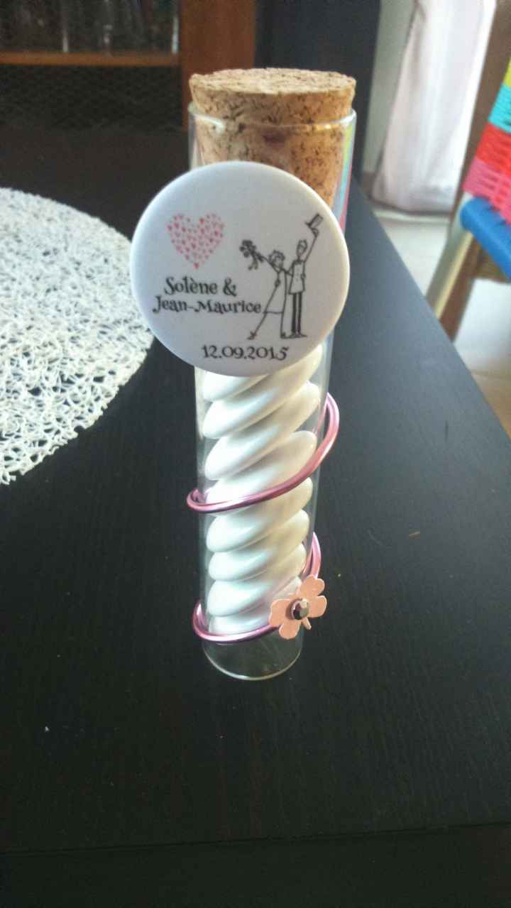 1er essai pour les contenants dragées