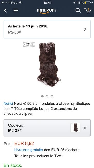 Extensions à clips amazon - 1