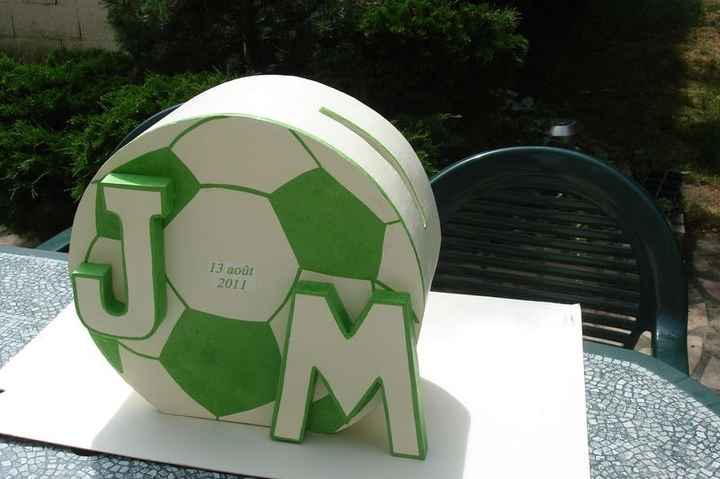 Urne ballon de foot