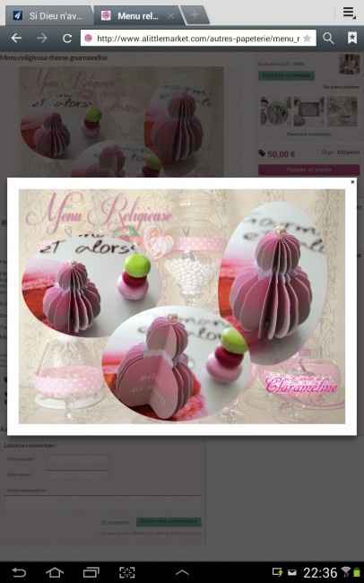 mariage sur le theme de la gourmandise