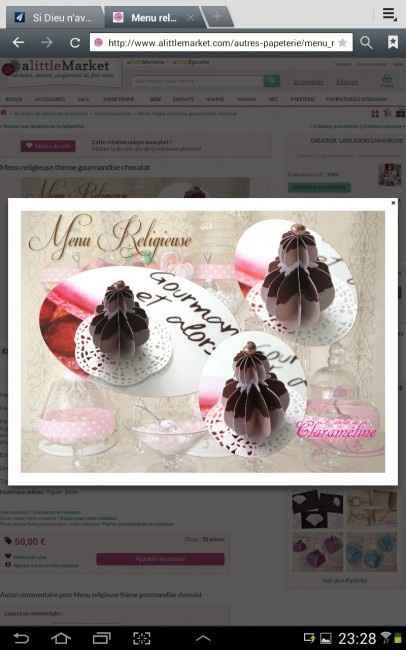 mariage sur le theme de la gourmandise