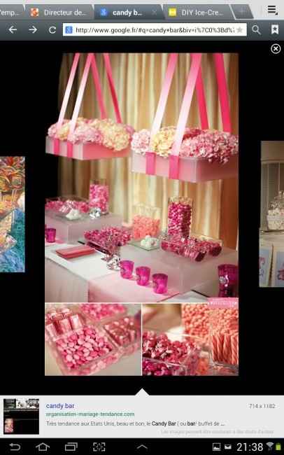 mariage sur le theme de la gourmandise