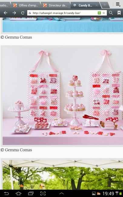 mariage sur le theme de la gourmandise