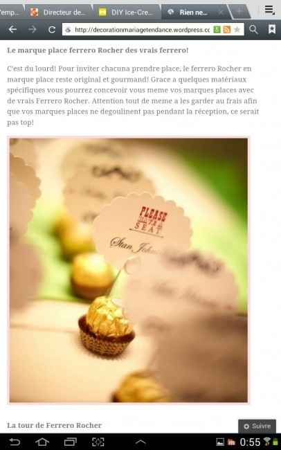 mariage sur le theme de la gourmandise