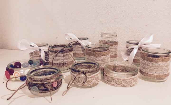 Premiers photophores diy champêtre - 1