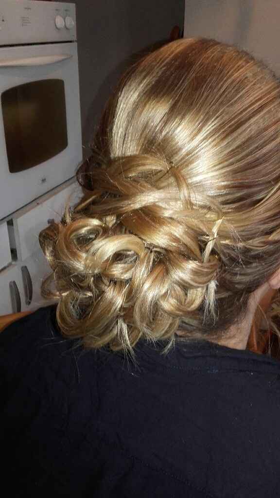 Essaie chignon - 3
