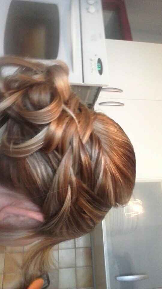2ème essaie chignon - 2