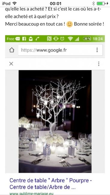 Manque d idée centre de table - 1