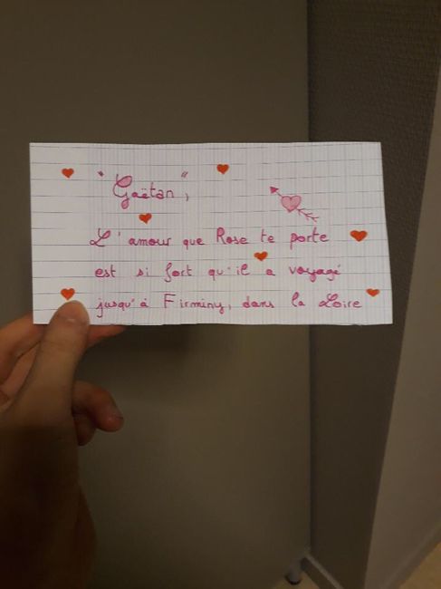 Il me manque quelques départements. Love notes - 1