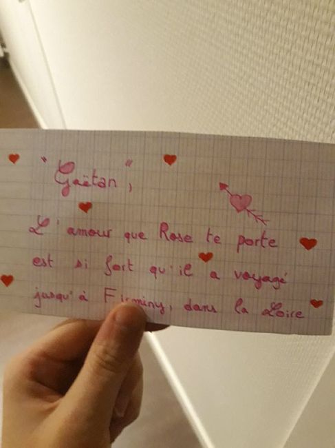 Il me manque quelques départements. Love notes - 2
