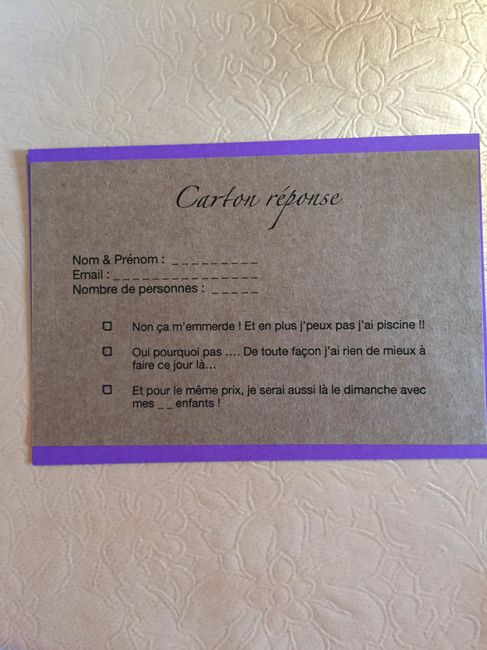 Faire-part humoristique : OUI ou NON ? - 1