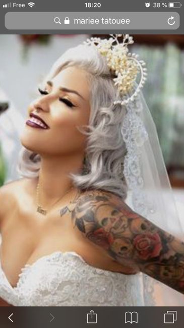 Mariée tatouée vs mariée classique - 1