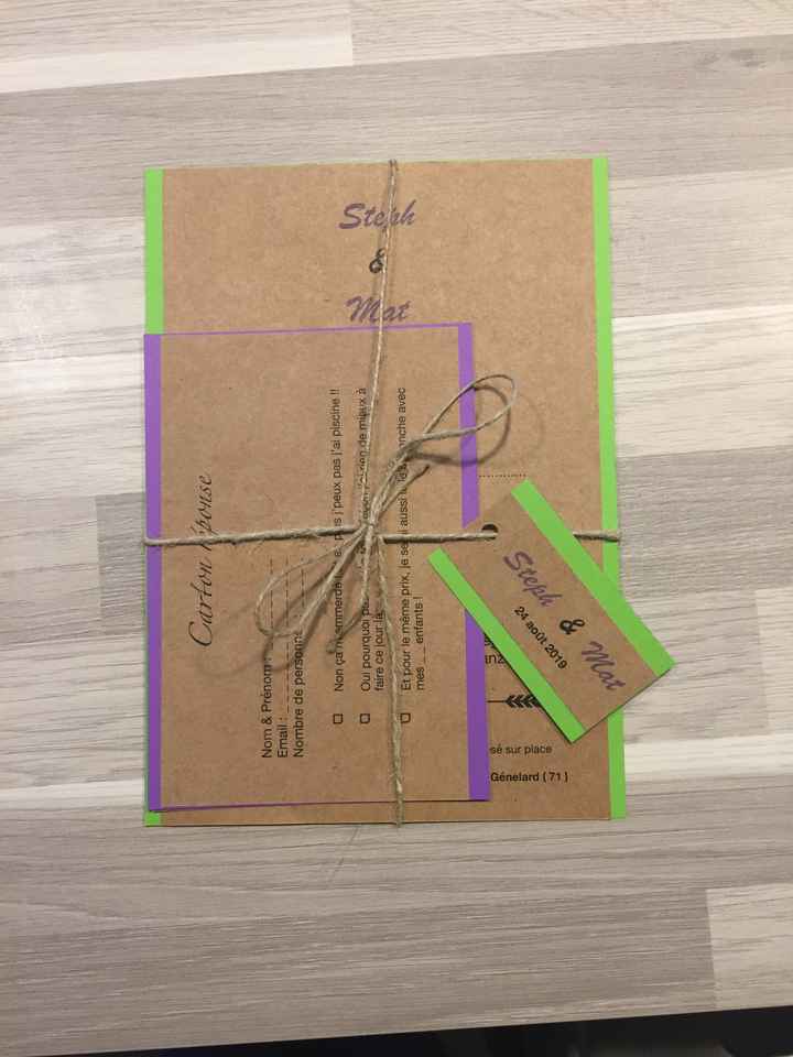 Les faire-part sont enfin prêts - 1