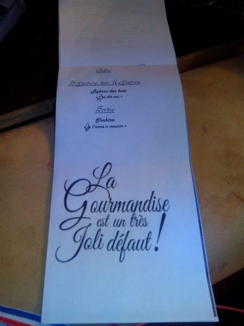 Theme gourmandise  idées livret de messe - 3