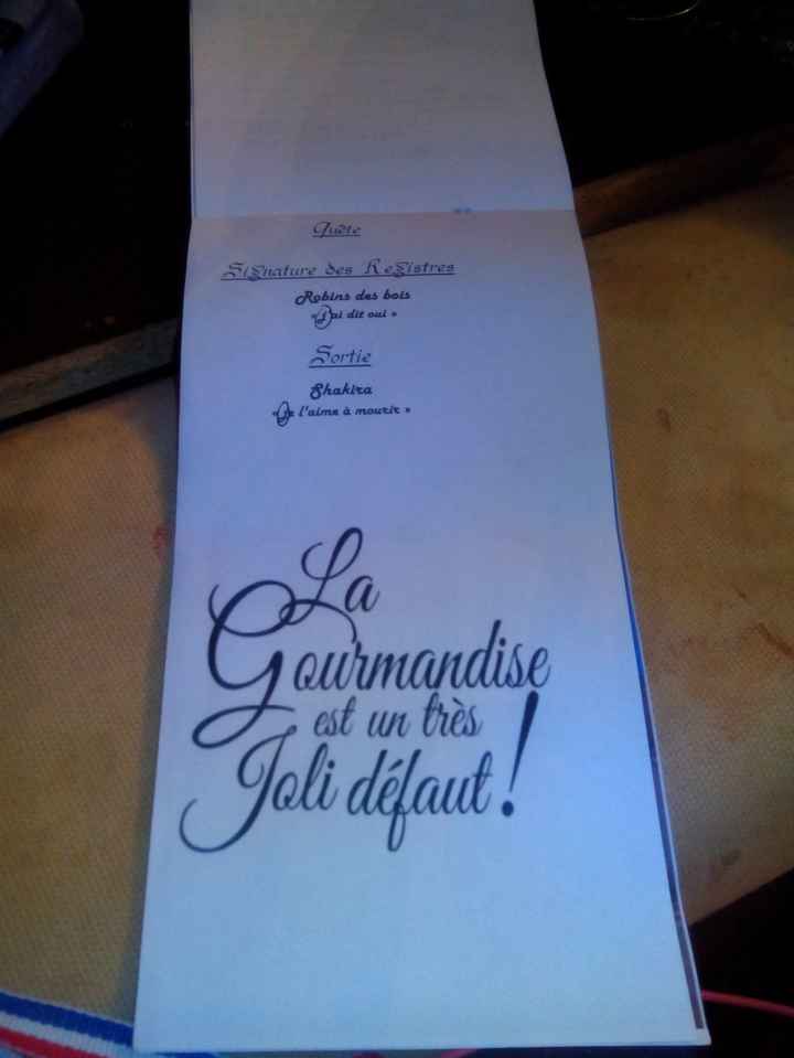 Theme gourmandise  idées livret de messe - 3