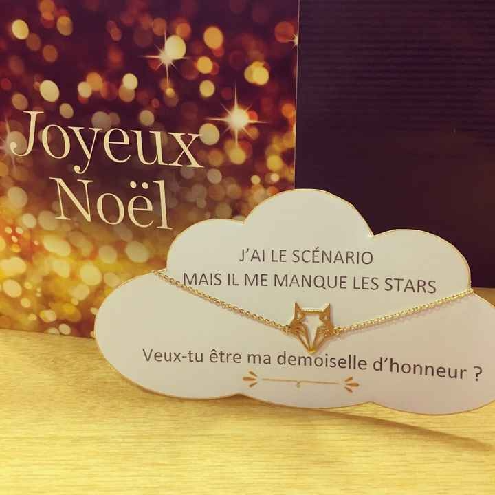 Demande demoiselle d'honneur