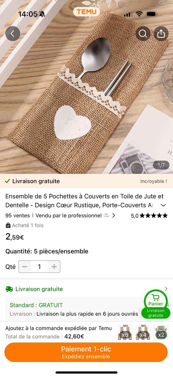 Déco de Notre mariage! merci Temu/ali express et d autre  😅 - 9