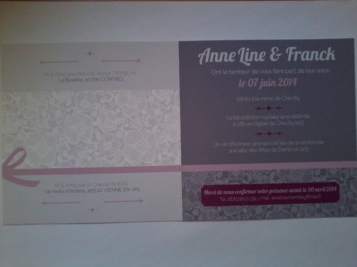 Notre faire part