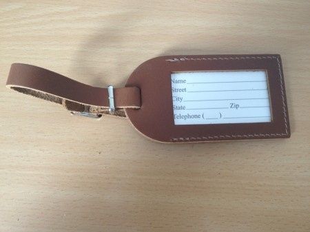 Porte-nom étiquette à bagage