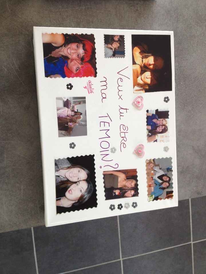 Ma demande de témoin