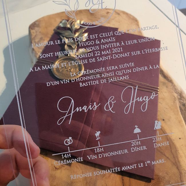 Nos faire part 💌 7