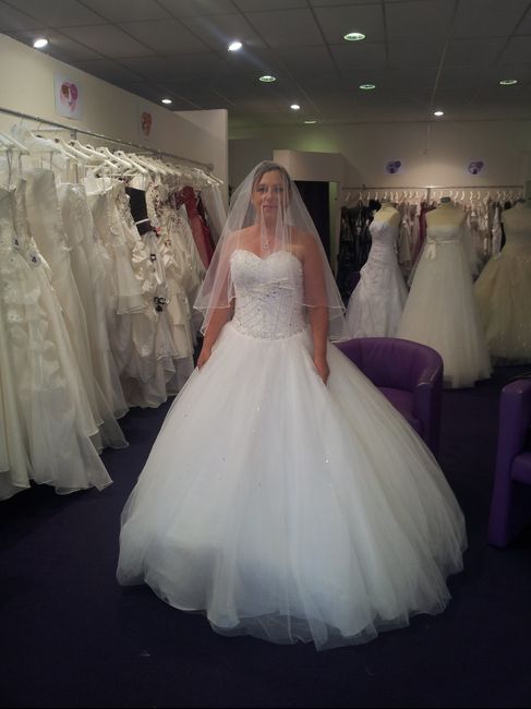 Mon 1er essayage de ma ptite robe à moi.  - 2