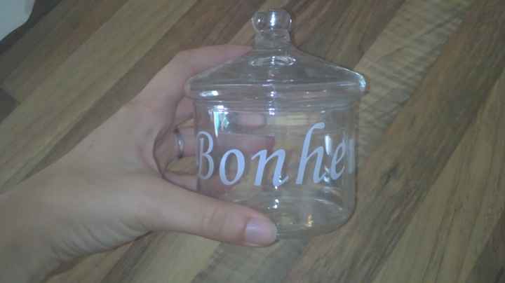 Bonbonnière "Bonheur" pour les tables