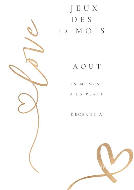 Jeux des 12 mois - 8