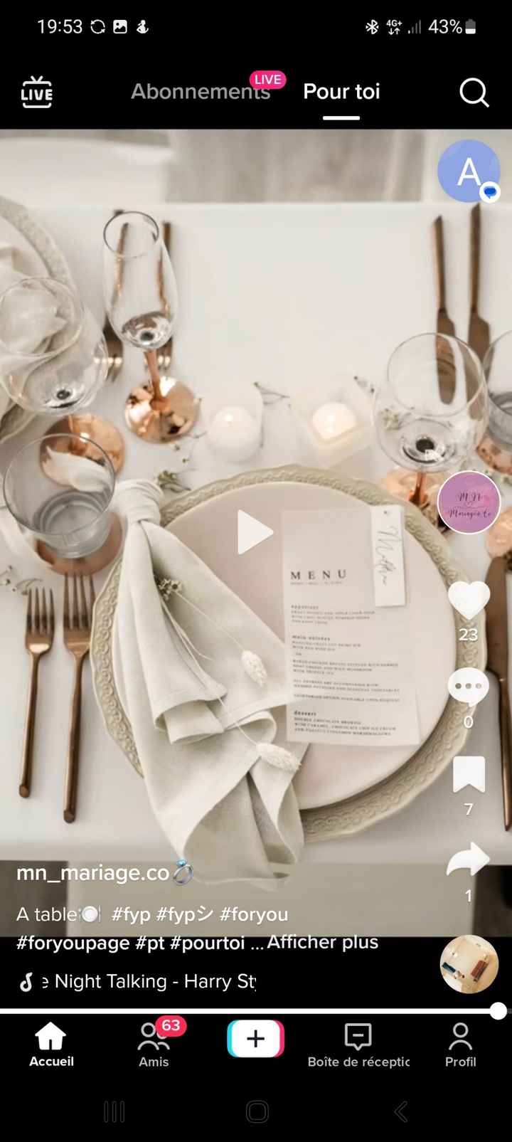 Comment présenter ces menus - 1