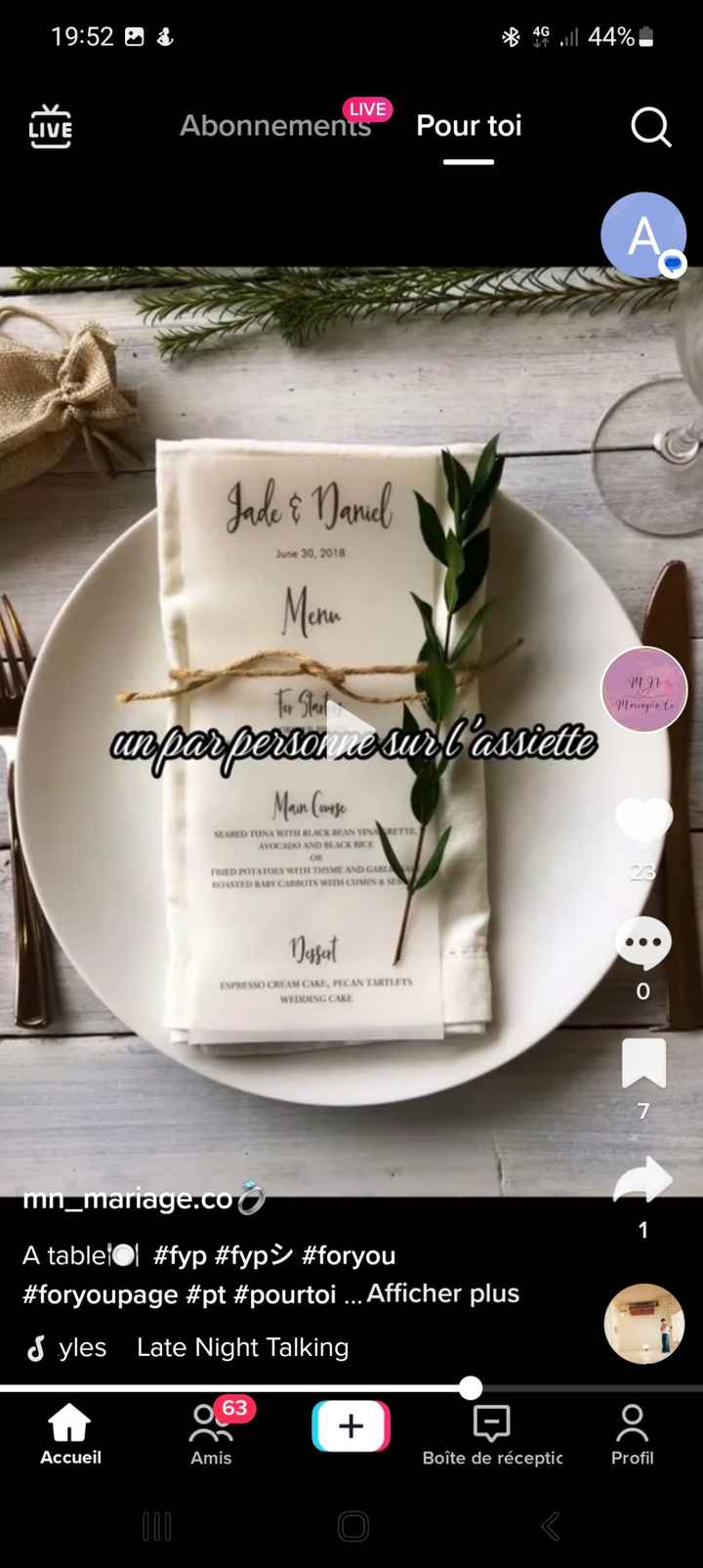 Comment présenter ces menus - 3