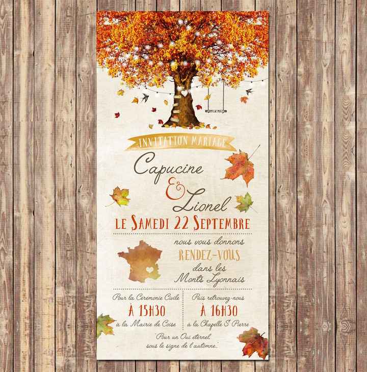 Mariage en automne - 2