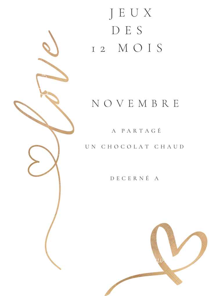 Jeux des 12 mois - 11