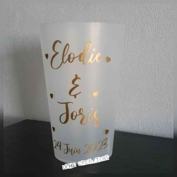 Gobelet personnalisé - 1