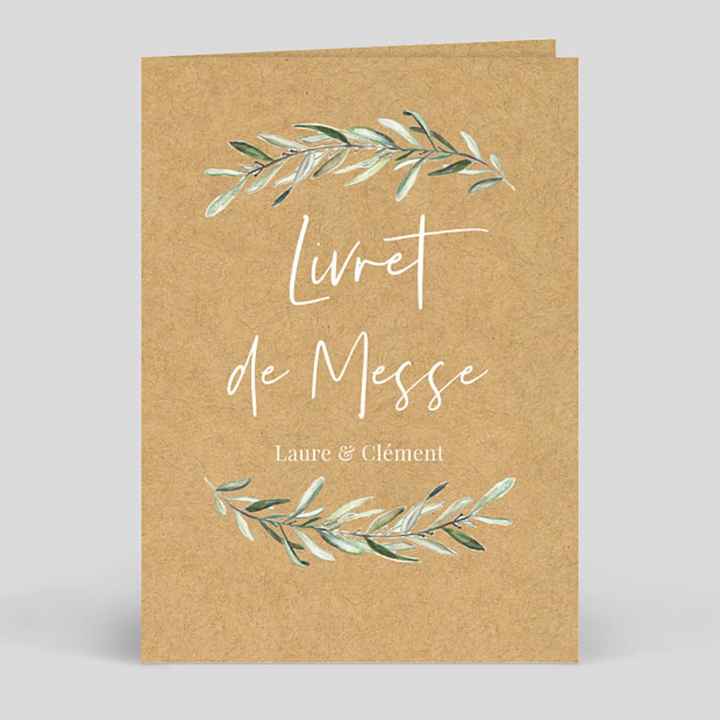 Livret de messe - 1