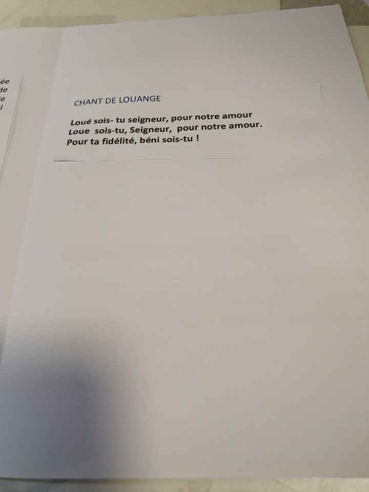 Livret de messe - 7