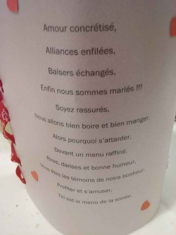 photophore menu amusant