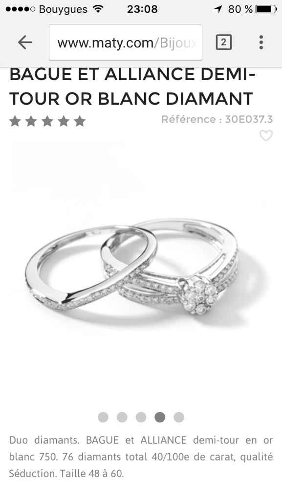 Comment sont vos alliances et quels prix? - 2