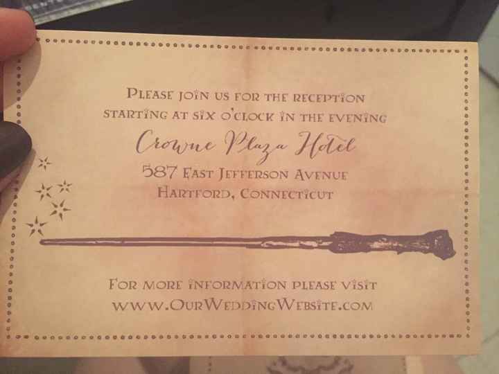 Ébauche faire-part harry potter - 2