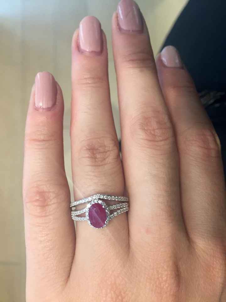 Quelle alliance avec un solitaire saphir ? - 1