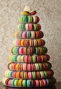 Wedding cake Macarons 