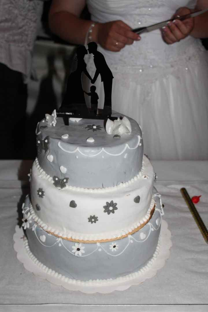 Notre wedding cake (un peu loupé lol)