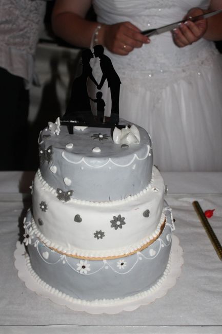 Notre wedding cake (un peu loupé lol)