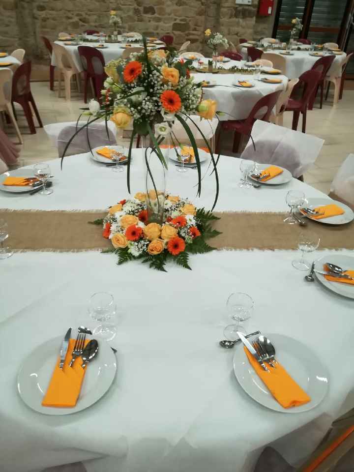 Décoration Florale table d'honneur - 1
