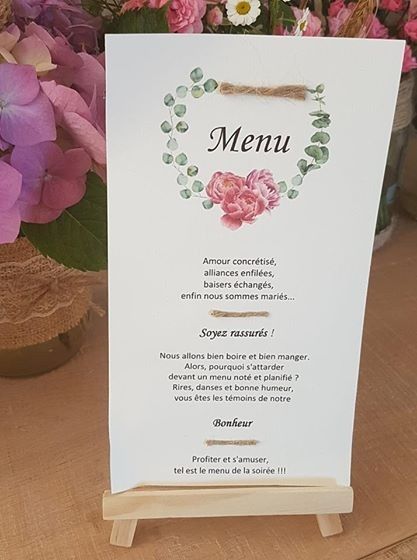 Menu original