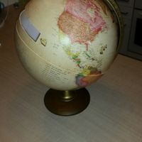 Urne globe terrestre - 1er achat - 1