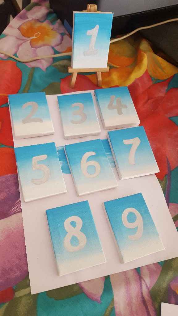  Numéros de table - 1