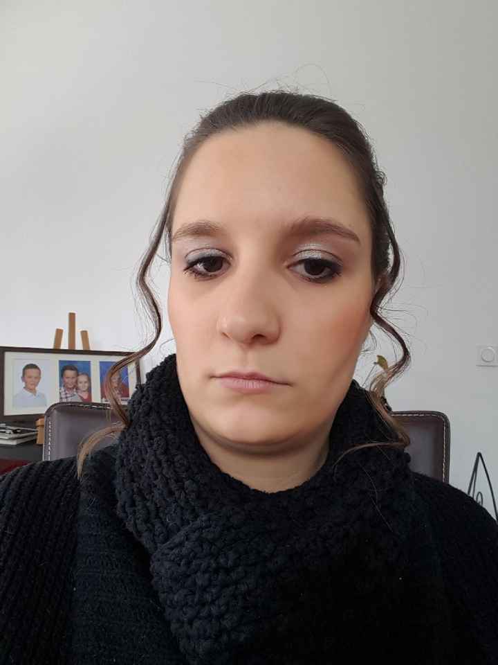 Essai maquillage, coiffure et robe - 4