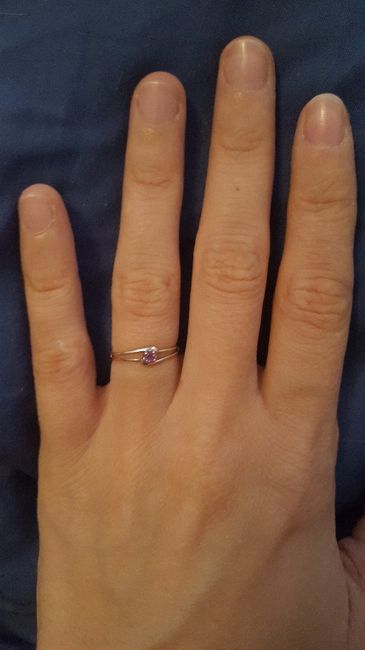  Bague de fiançaille 💍 - 1